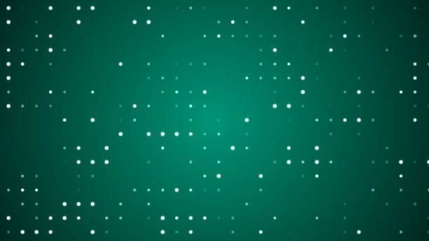 在渐变背景上随机生成的彩色小点。小星星生成无缝循环背景动画演示，脱口秀，播客等。图片下载