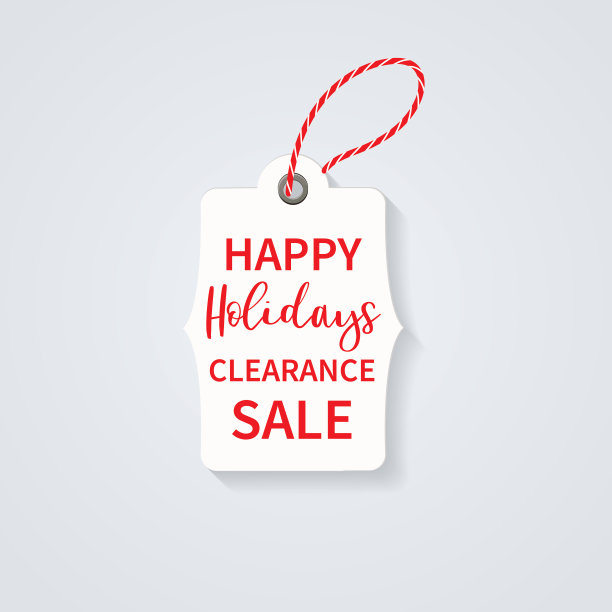 圣诞节销售标签图片下载