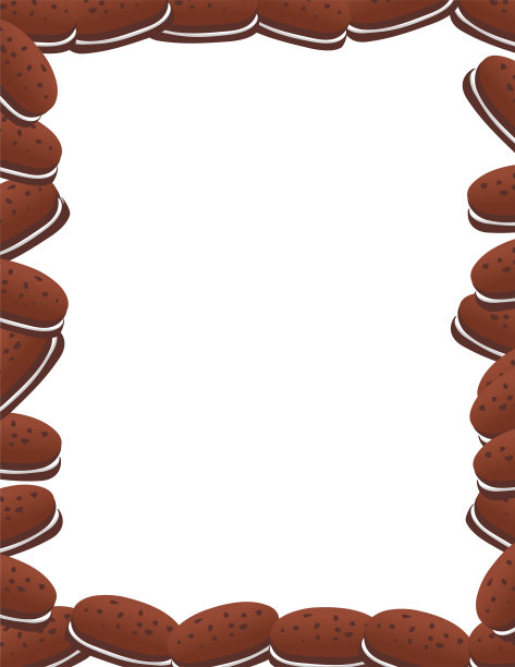 巧克力夹心饼干图片下载