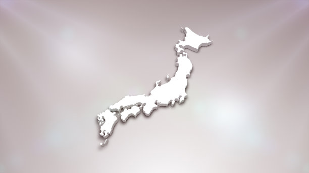 日本3D地图图片下载