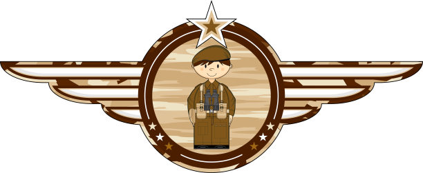 卡通陆军士兵图片下载