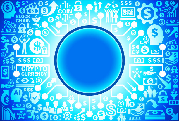 货币和加密货币背景上的父母和儿童图标图片下载