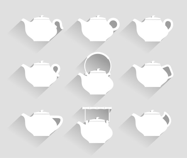 茶壶剪纸图片下载