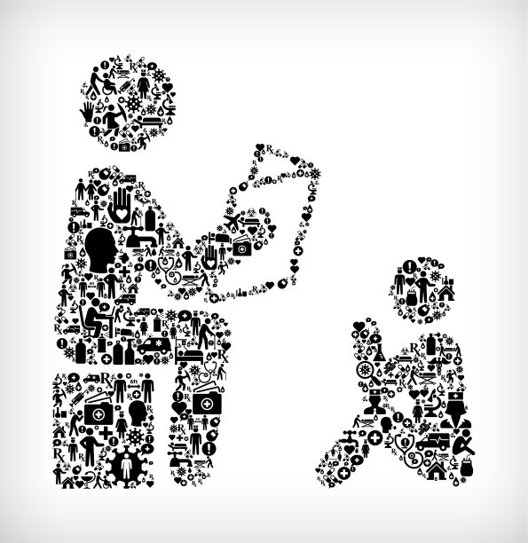 给孩子读流感冠状病毒图标模式图片下载