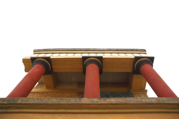 克诺索斯宫考古遗址希腊克里特岛孤立的白色透明背景图片下载