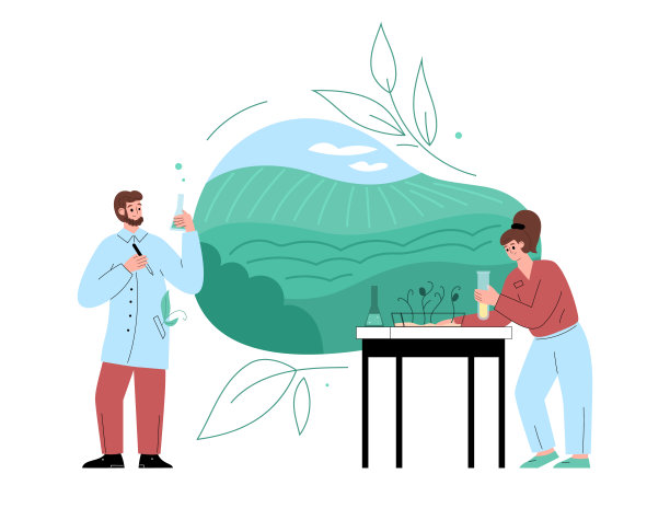农学、农业和植物育种专家，分离扁平病媒。图片下载