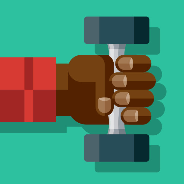 手握哑铃图片下载