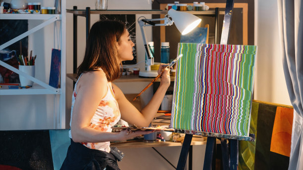 Nft艺术艺术家绘画故障数字艺术品图片下载