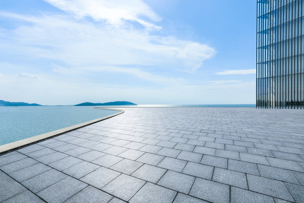 方形和湖泊背景图片下载