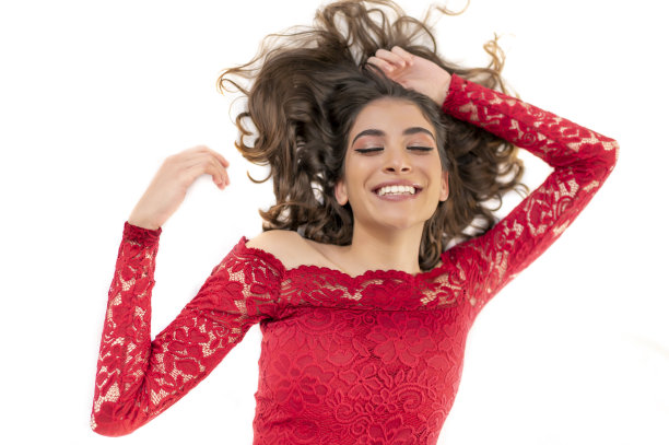 迷人的快乐女人图片下载