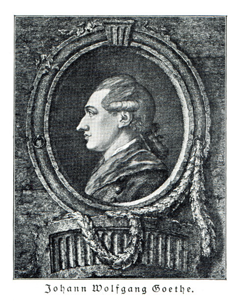 约翰·沃尔夫冈·冯·歌德新艺术风格肖像，1898年图片下载