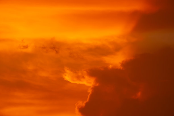 夕阳的天空和云彩的背景图片下载