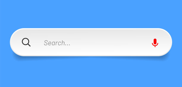 搜索栏与建议的UI UX设计和网站。搜索地址和导航栏图标。收集搜索表单模板的网站。搜索引擎网页浏览器窗口模板。图片下载