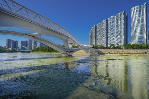 成都五斗子桥，阳光明媚的一天图片下载