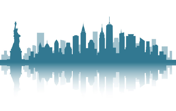 背景材料来自美国纽约的城市景观图片下载