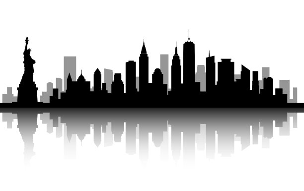 背景材料来自美国纽约的城市景观图片下载