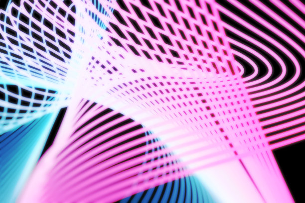 抽象复古霓虹灯波背景图片下载