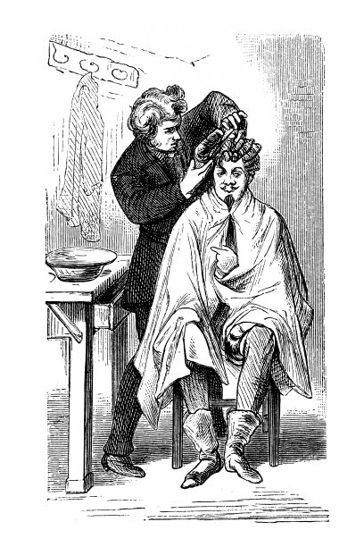 去理发店理发图片下载