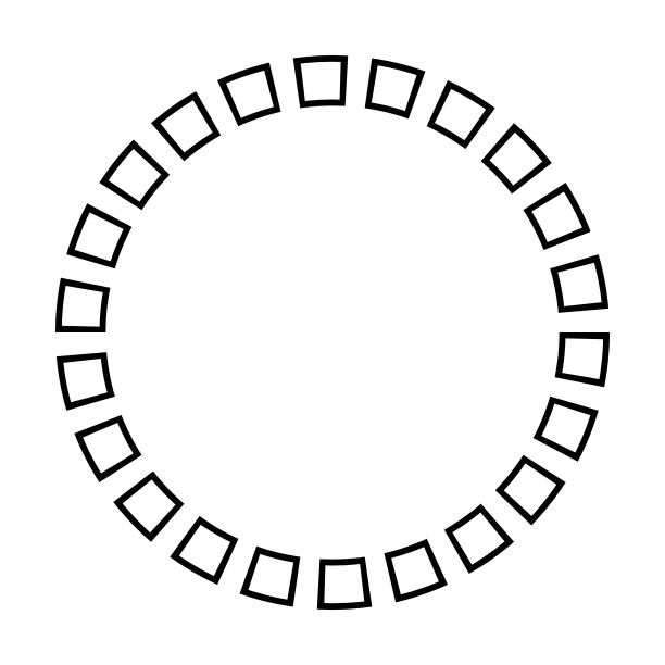 圆形框架边界圆形设计形状图标为装饰复古涂鸦元素在矢量设计图片下载