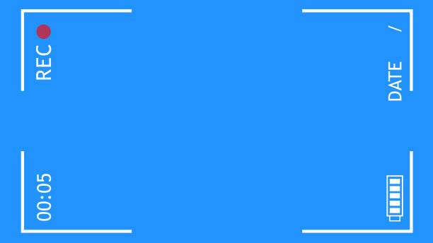 相机移动记录屏幕覆盖动画与色度键。数码单反手机取景器动画。摄像头4K录影屏接口。摄像机屏幕垂直记录动画。图片下载