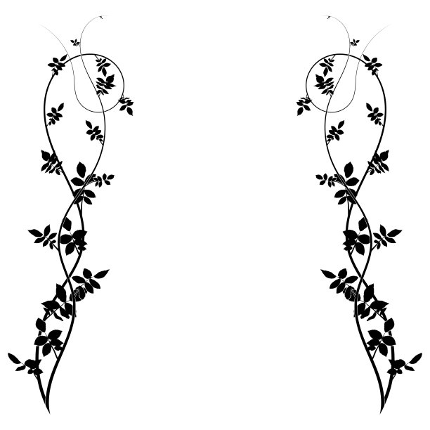 观赏元素山楂架植物。向量图片下载