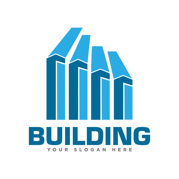 大厦标志设计插图图片下载