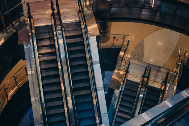 商场内的自动扶梯图片下载