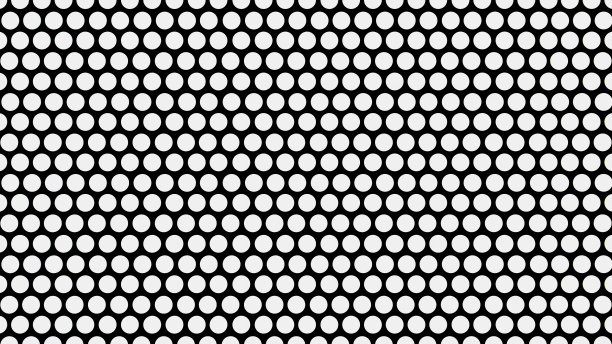 穿孔钢网背景。黑色背景插图黑钢网与圆孔图片下载