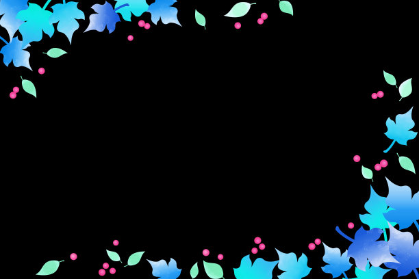 树叶和果实的树的背景插图，形象的季节图片下载