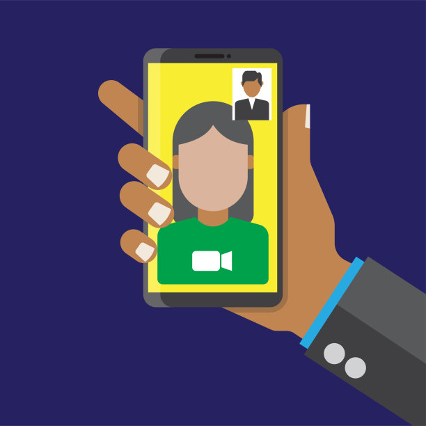 手持智能手机视频通话图片下载