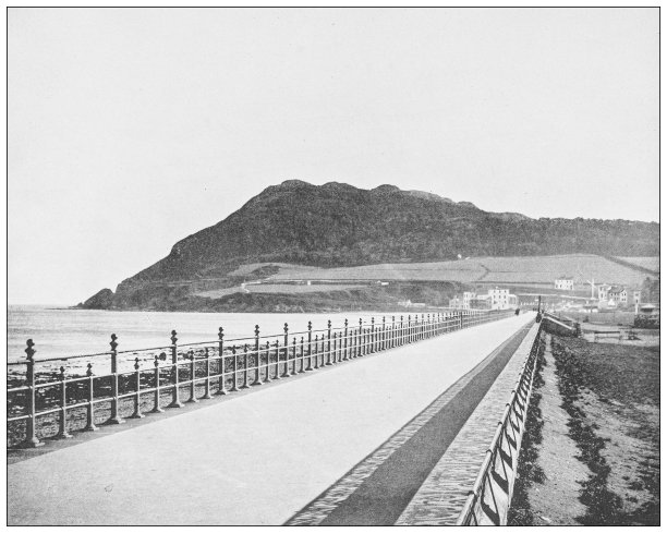 爱尔兰的古董照片:维克罗郡的布雷黑德图片下载