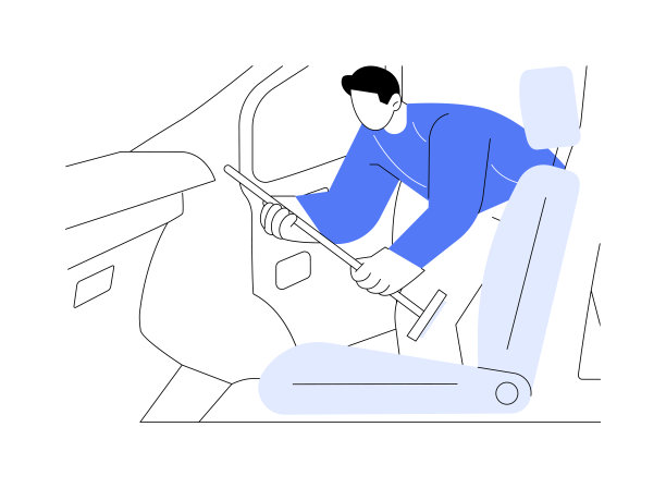 室内清洁抽象概念矢量插图。图片下载