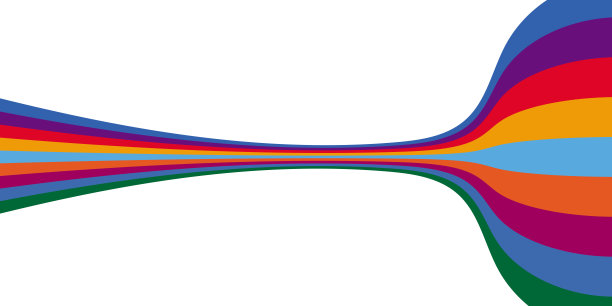 彩色抽象透视线条条纹图片下载