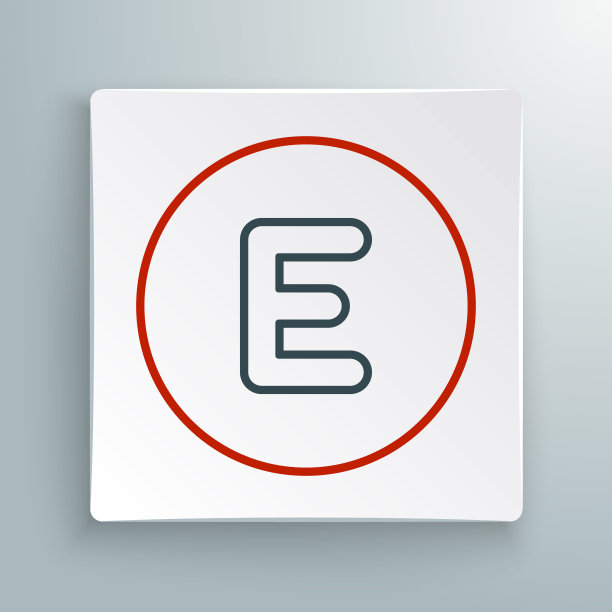 线指南针西图标孤立的白色背景。winrose导航符号。风玫瑰星座。色彩缤纷的轮廓概念。向量图片下载