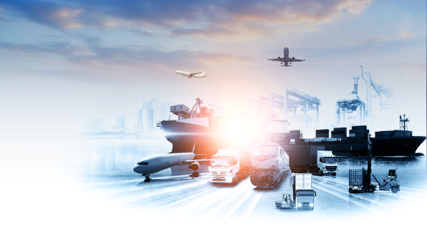 全球业务以集装箱货运列车为业务物流概念，航空货运，铁路运输和海运，全球在线货物订单图片下载