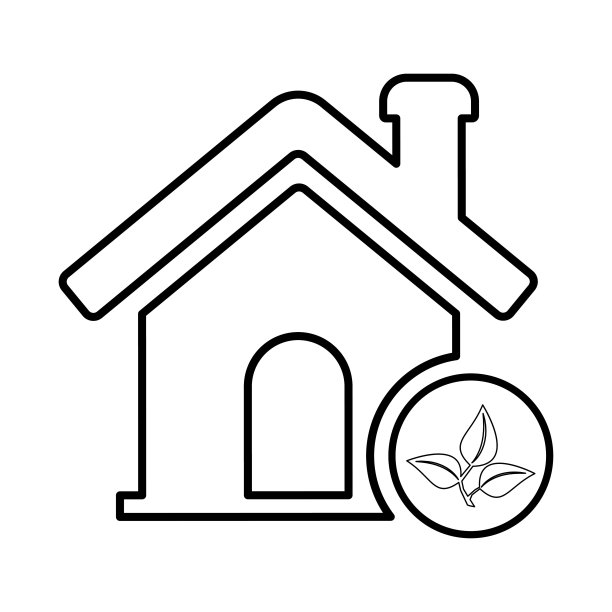 概要风格的家庭花园图标图片下载