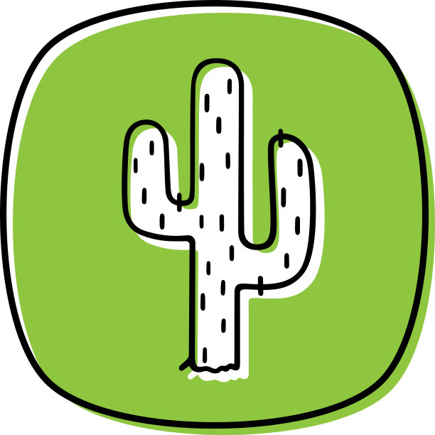 仙人掌涂鸦2图片下载