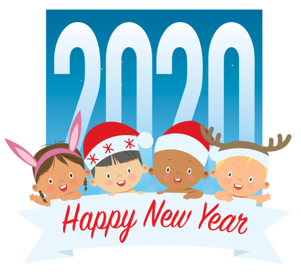 戴着圣诞帽的小孩图片下载