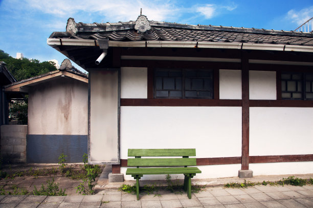 20世纪60年代韩国顺天的老建筑。它将被用作电视剧的拍摄场地图片下载