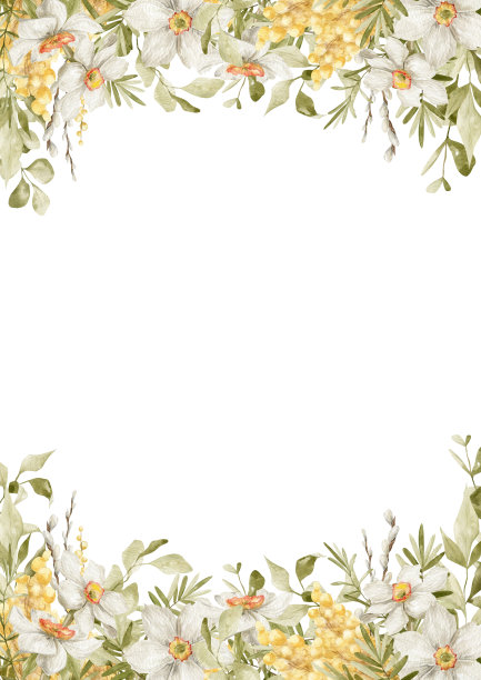 水彩帧图片下载