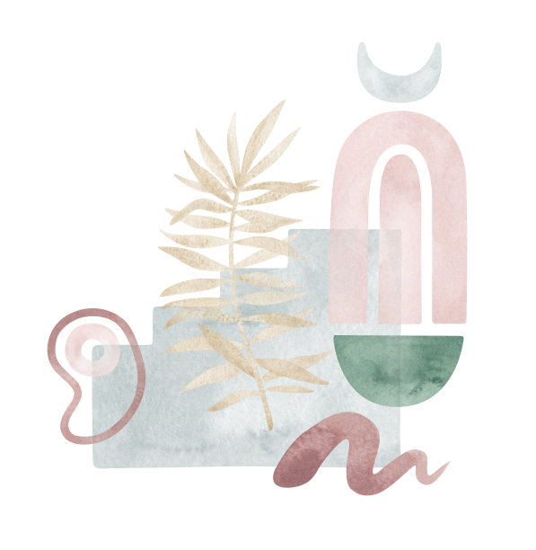 水彩文摘图片下载