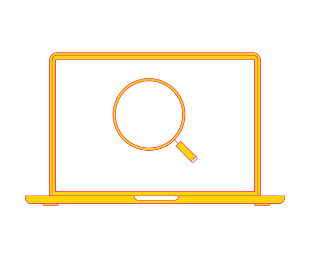 笔记本电脑放大镜图片下载