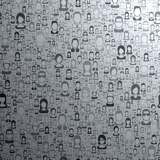 抽象灰色背景-人模式图片下载