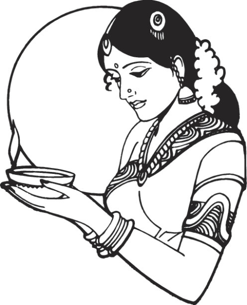 看茶杯的女人图片下载