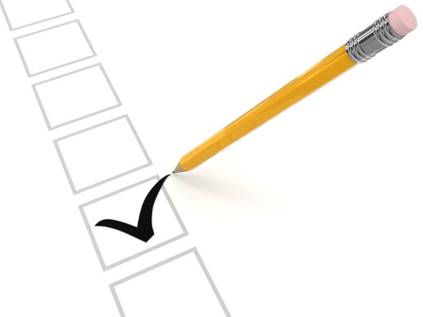 客户满意度调查勾号服务表格图片下载