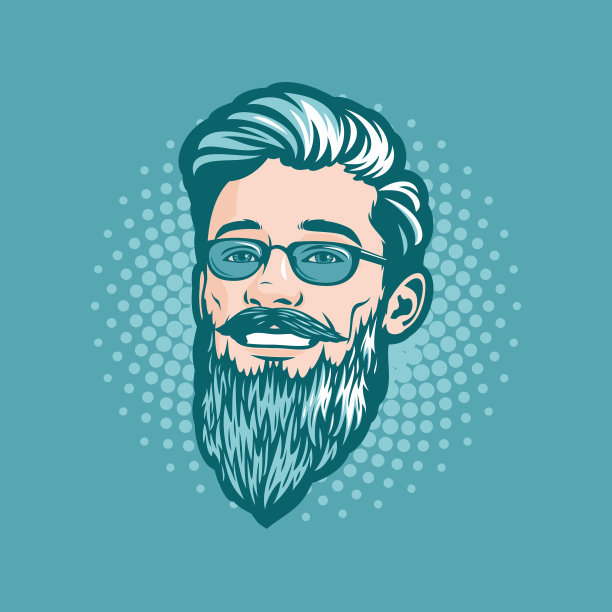 快乐潮人头图标图片下载