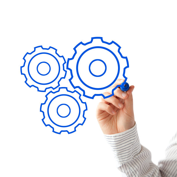 手绘齿轮图图片下载