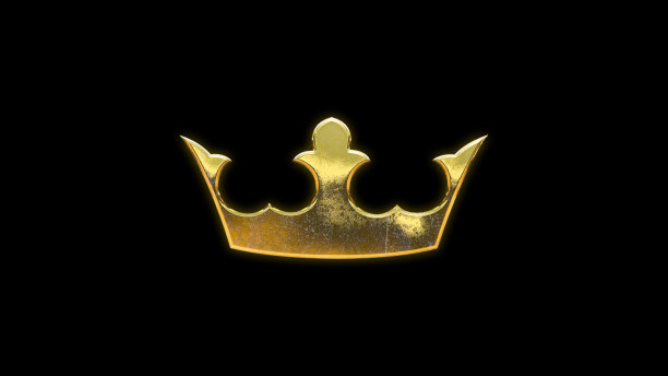 皇冠符号标志图标金色金色图片下载