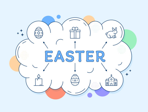 复活节图标设计图片下载