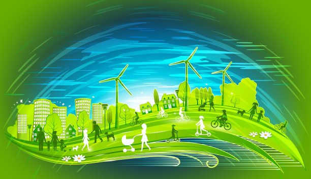 绿色城市理念图片下载